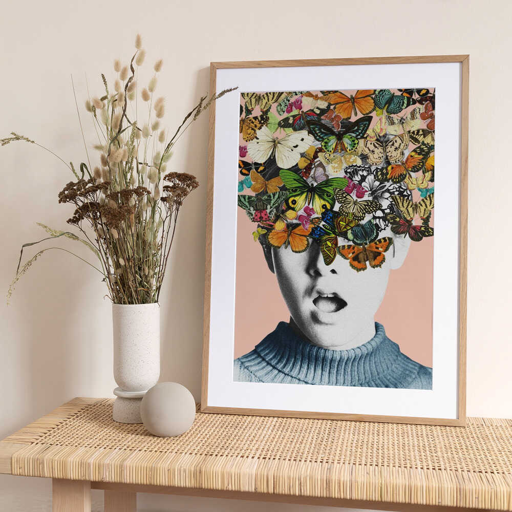 Twiggy surprise - Art Print by Frida Floral Studio