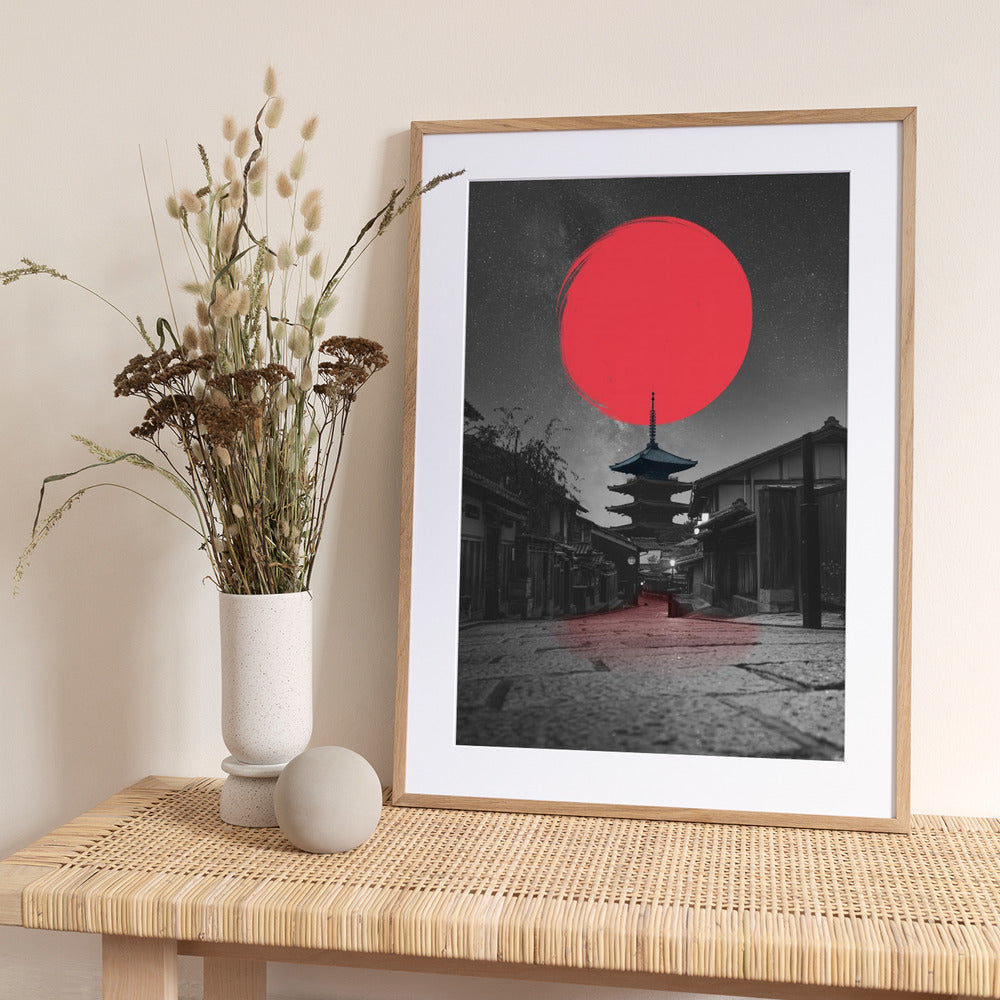 Lonely Temple - Art Print by Fadil Roze