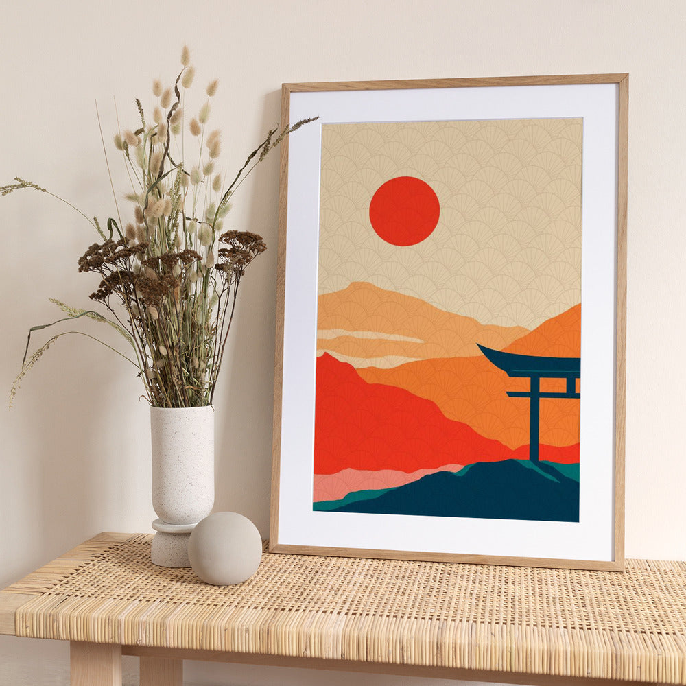 Sunset Delight - Art Print by Fadil Roze