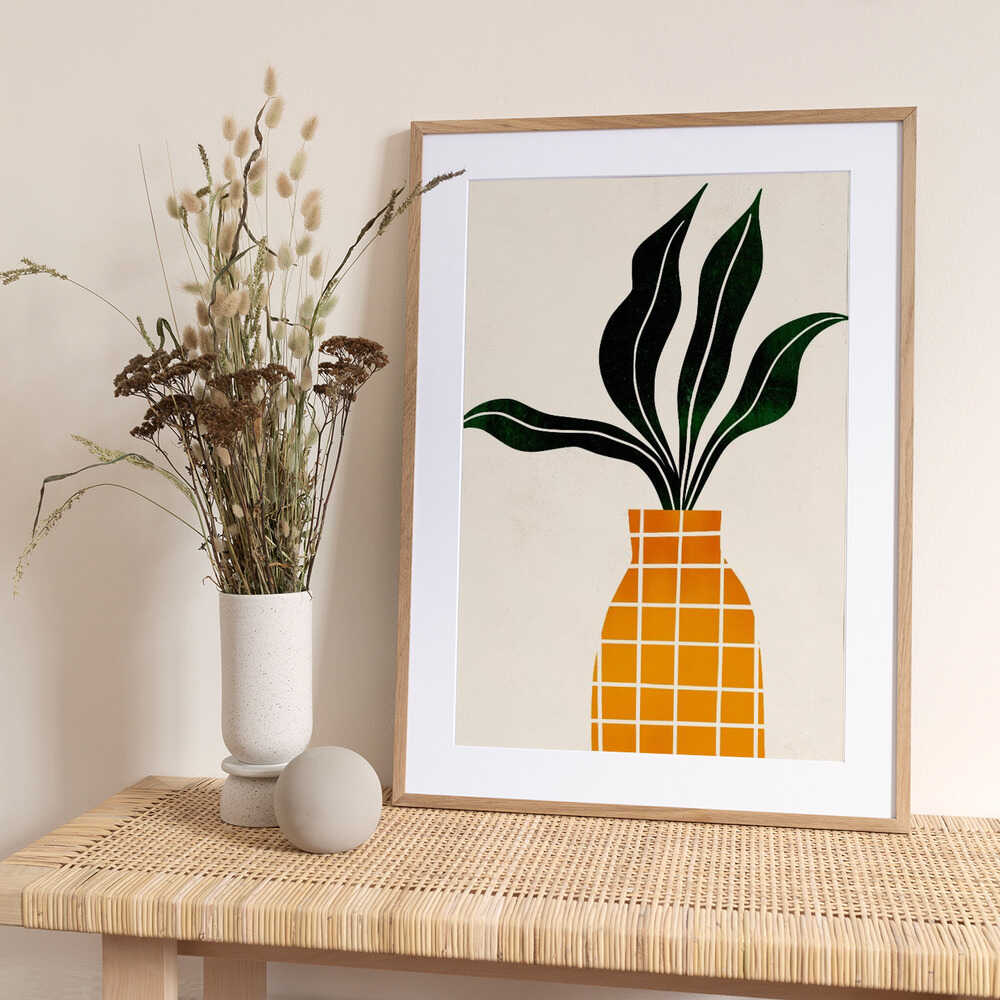 Peter, the Plant - Art Print by Kubistika