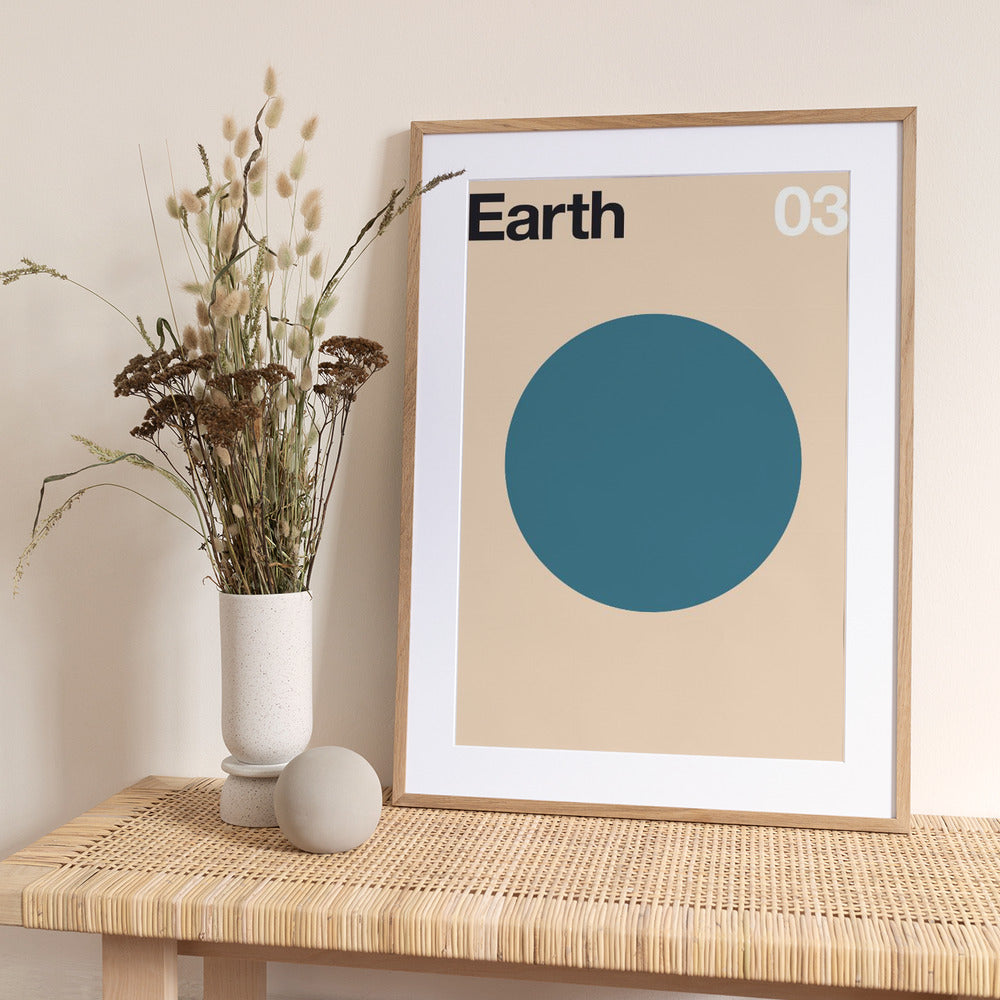 Earth - Art Print by Florent Bodart
