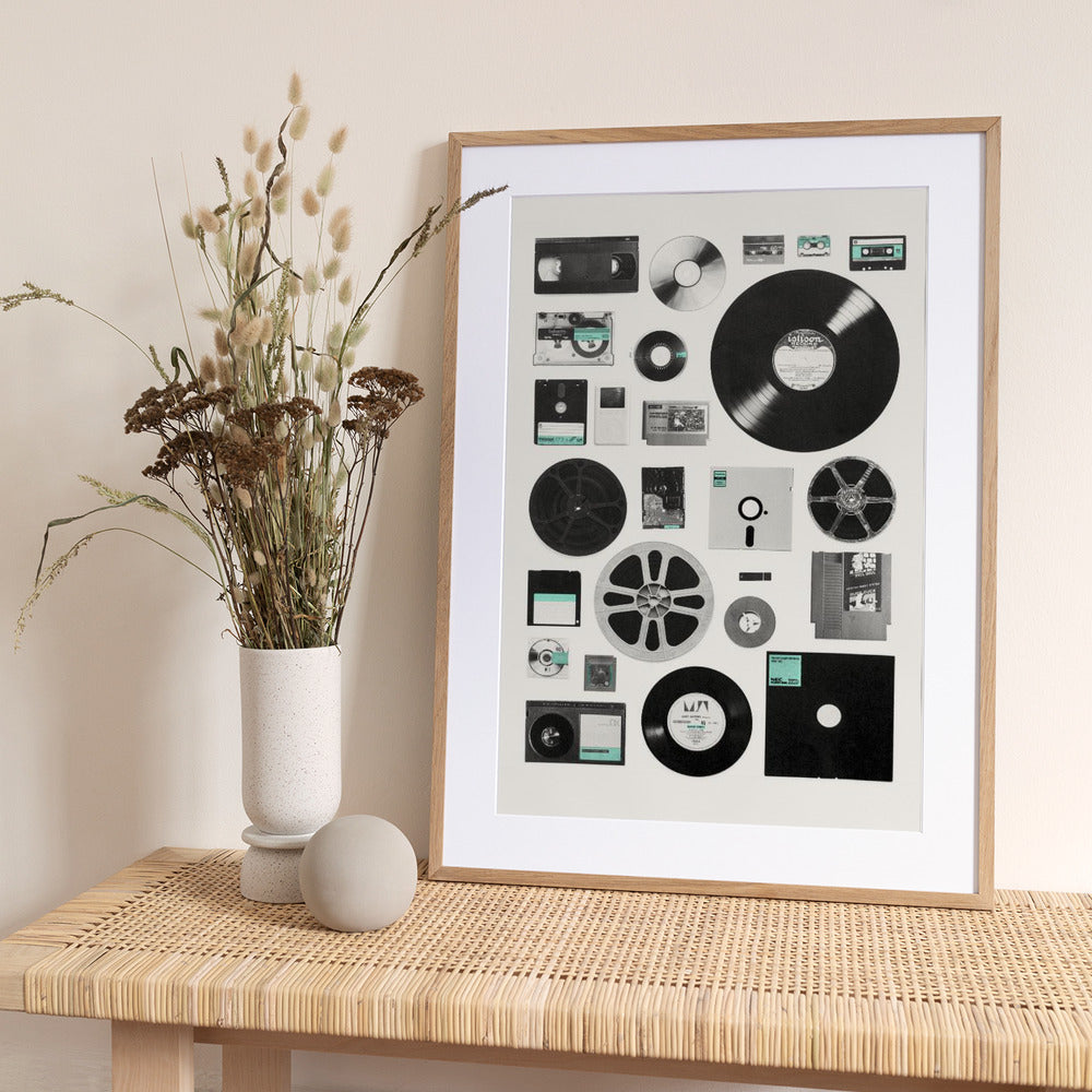Data - Art Print by Florent Bodart