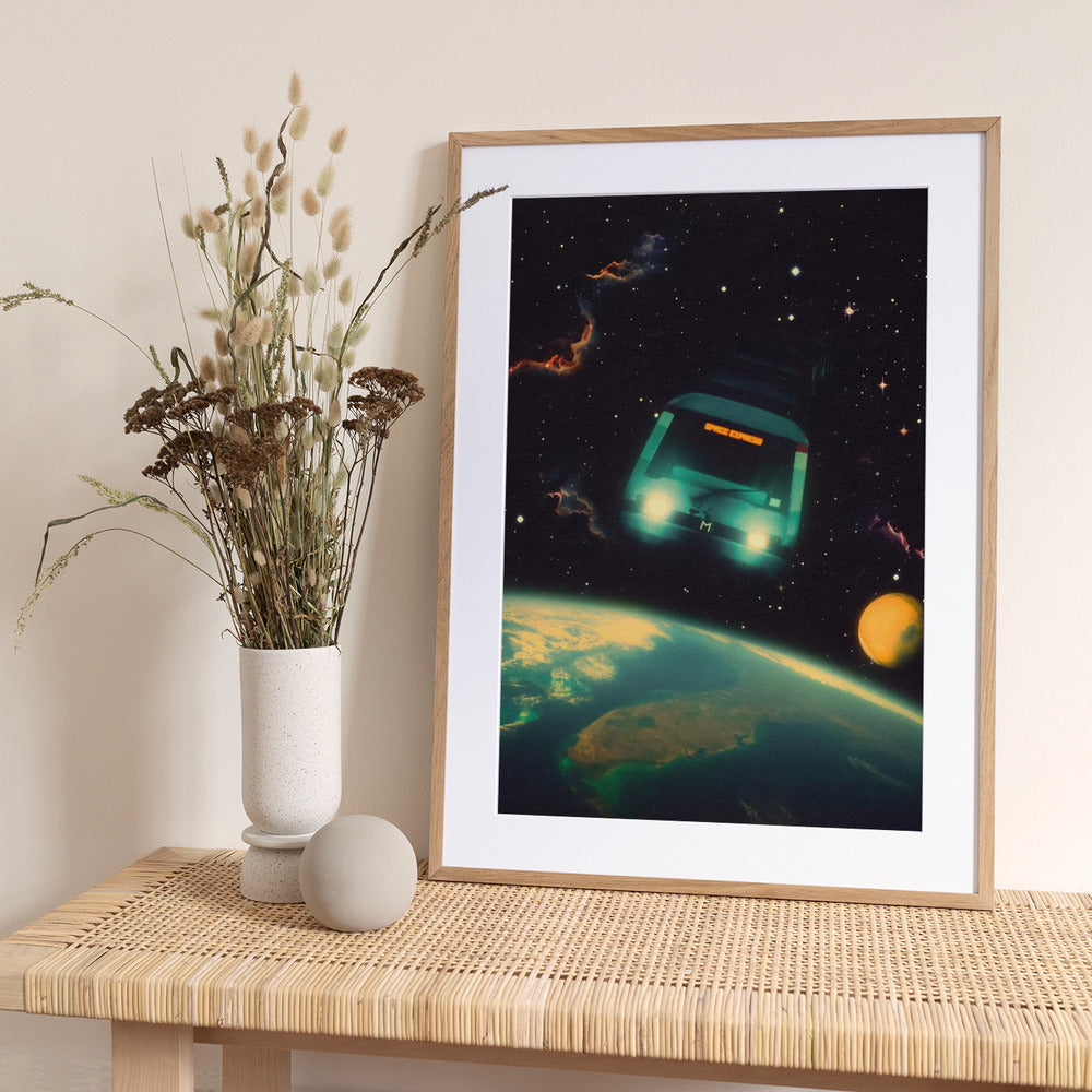 The Space Express - Art Print by Taudalpoi