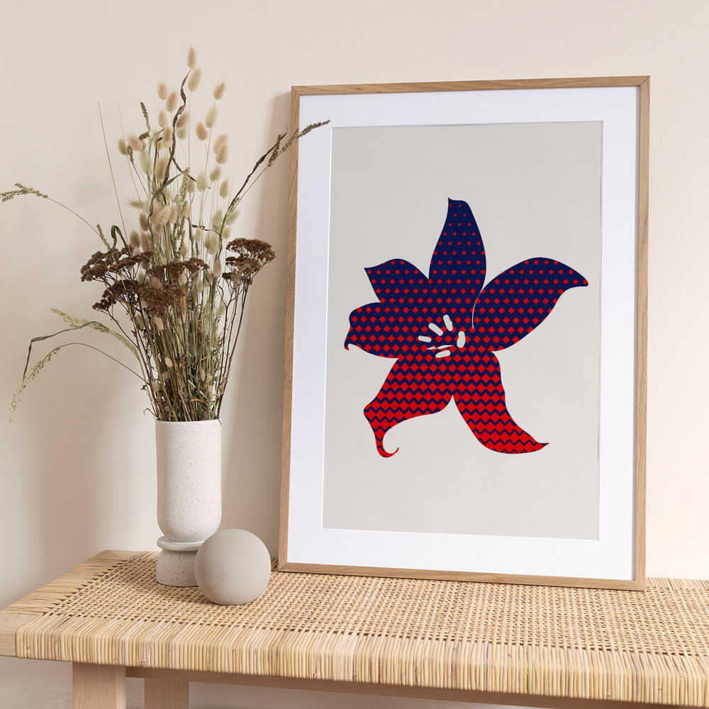 Pop Flower - Art Print by Kubistika