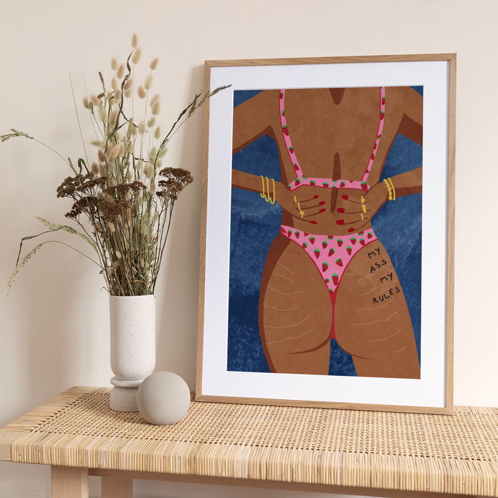 My ass my rules - Art Print by Raissa Oltmanns