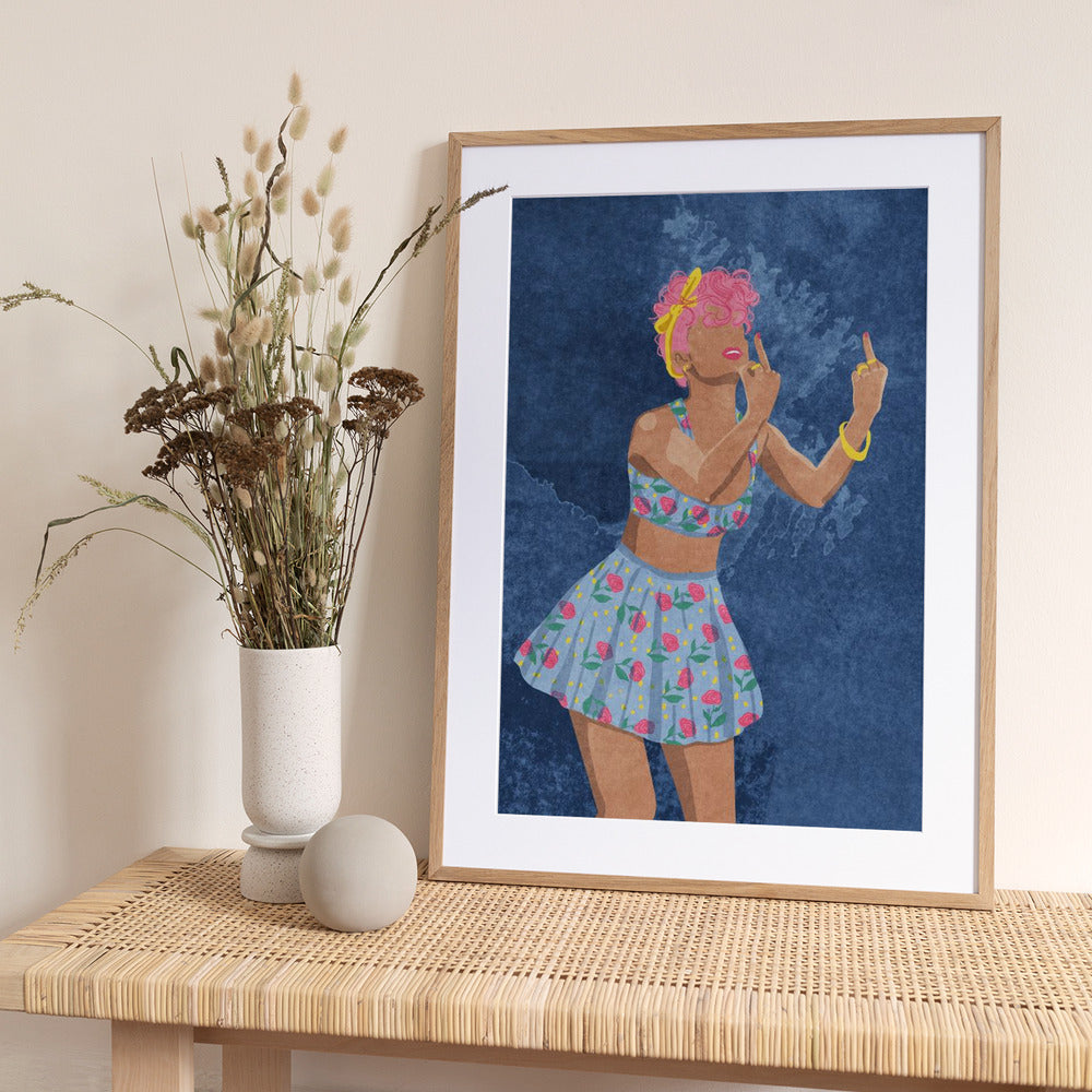 Not your girl - Art Print by Raissa Oltmanns