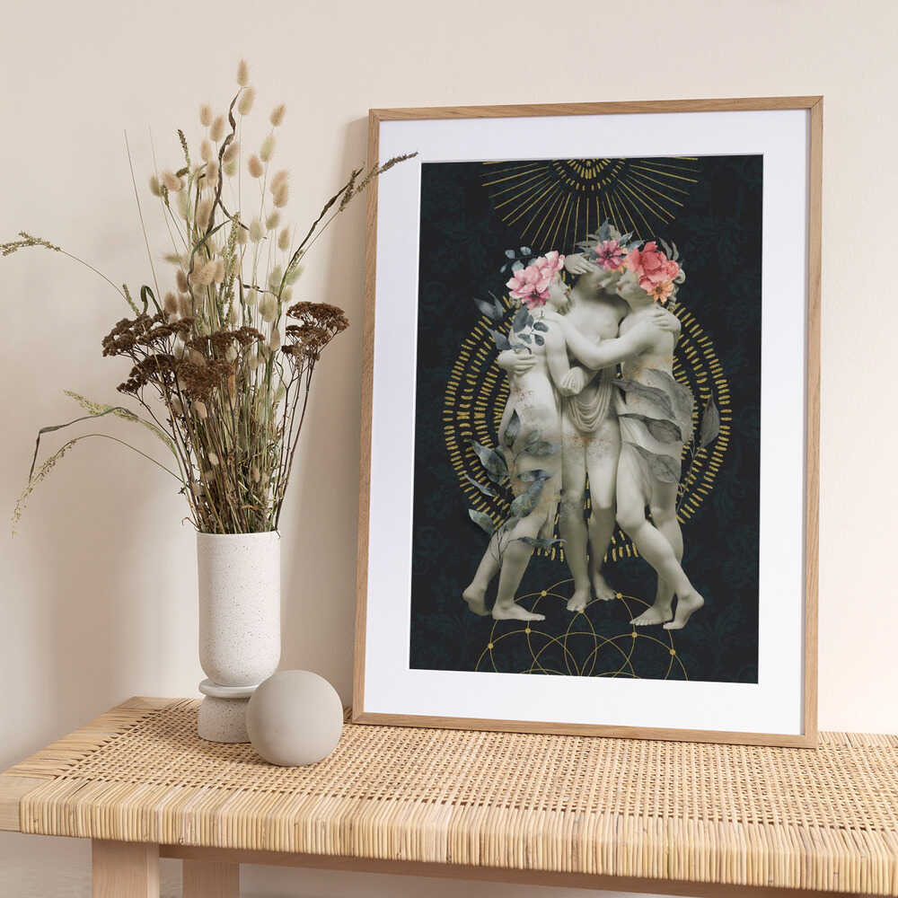 Tribute To the Delicate Strength of Women Iv - Art Print by Andrea Haase