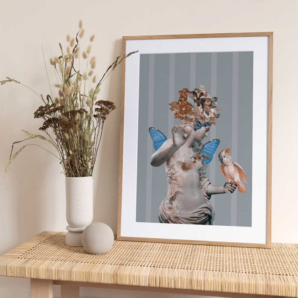 Tribute To the Delicate Strength of Women Vi - Art Print by Andrea Haase