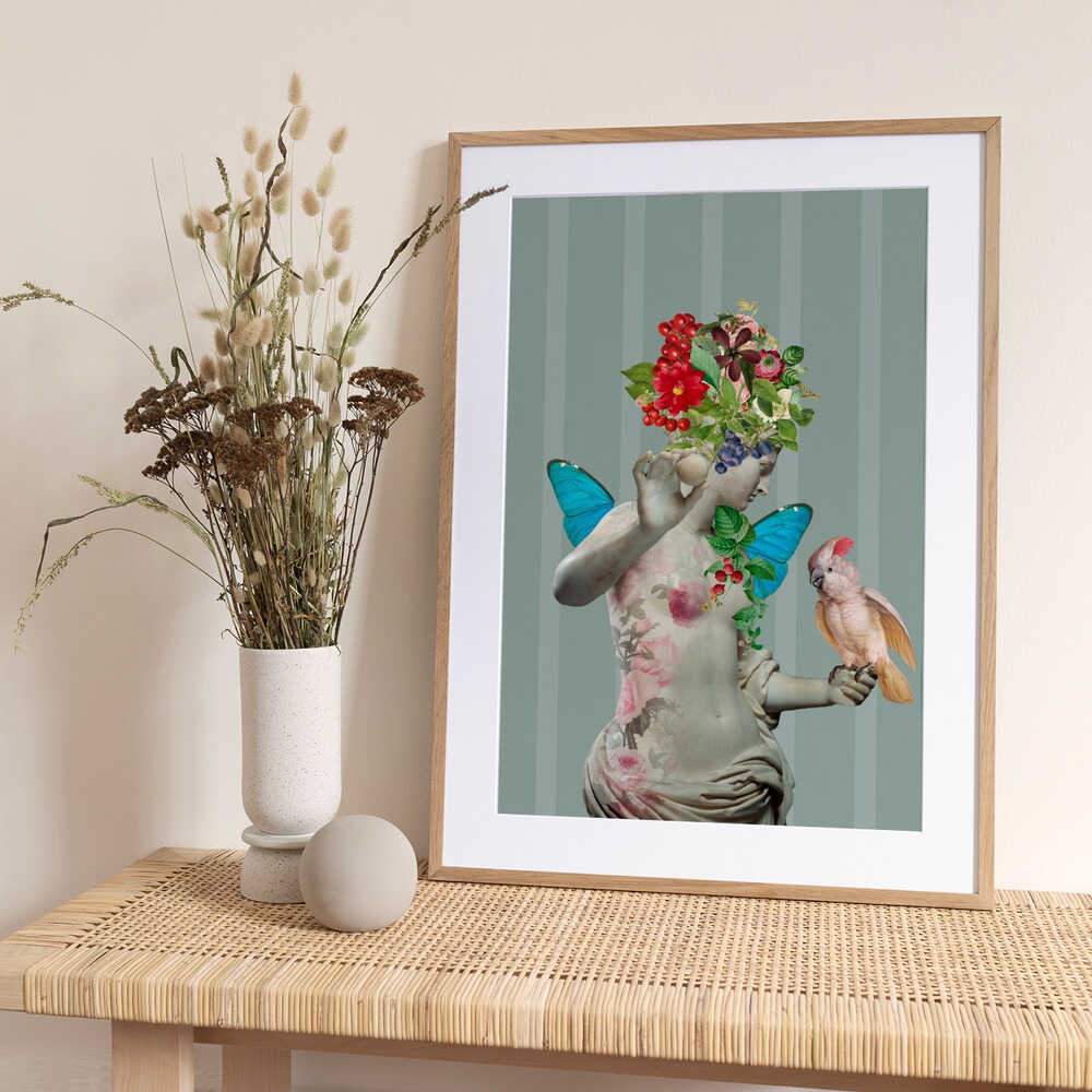 Tribute To the Delicate Strength of Women Vii - Art Print by Andrea Haase