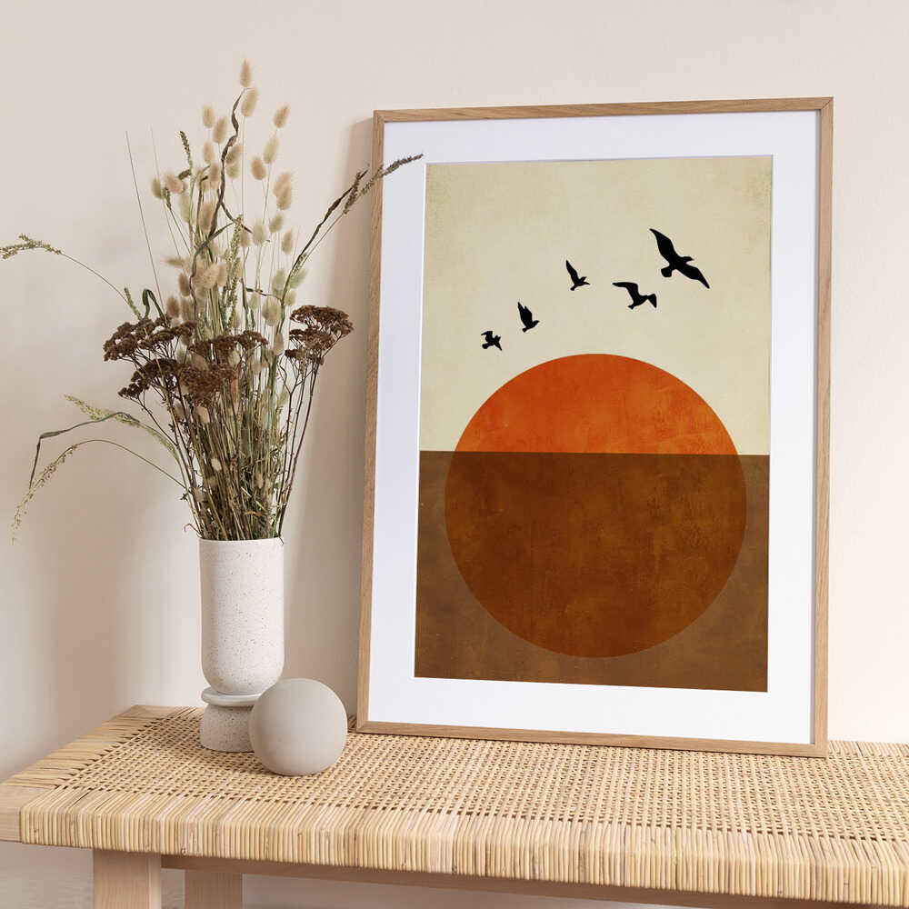 Up and Away - Art Print by Kubistika