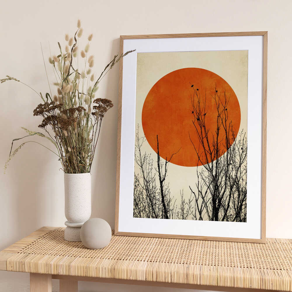 Winter Glow - Art Print by Kubistika