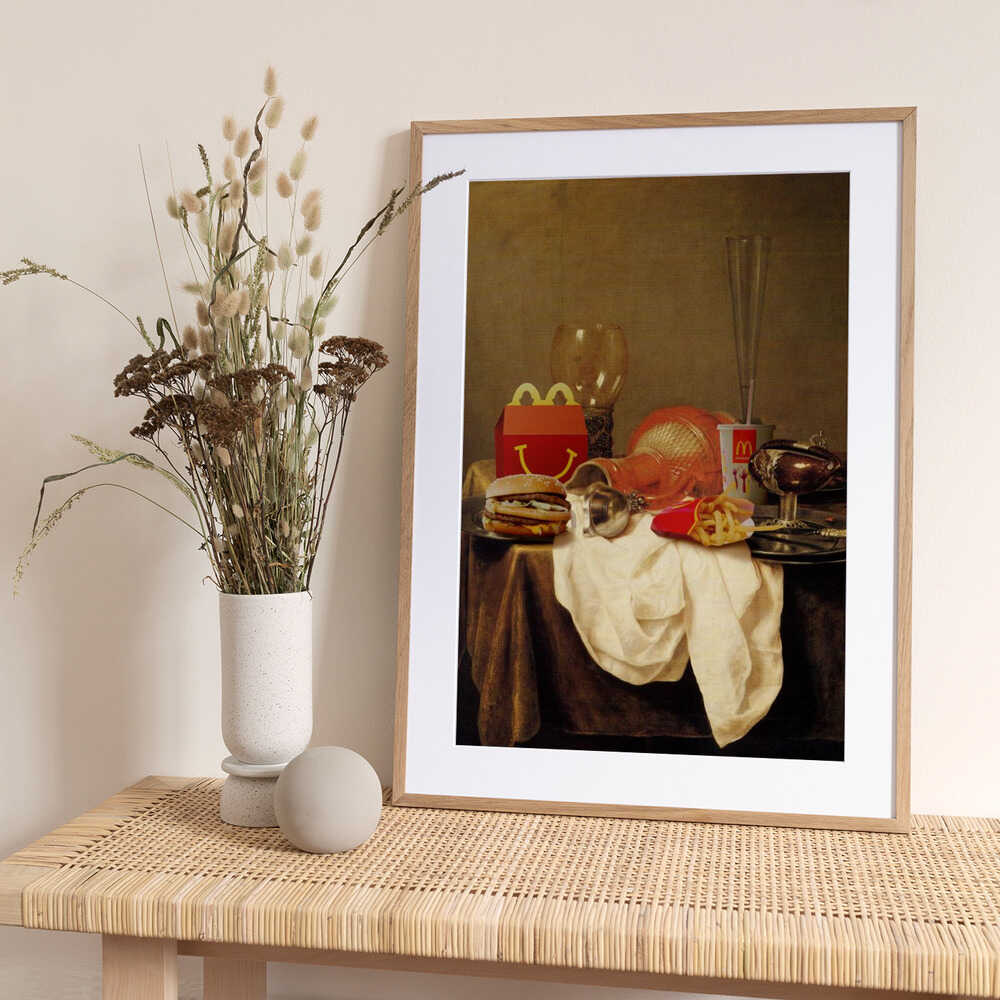 Classic dinner - Art Print by Artem Pozdniakov