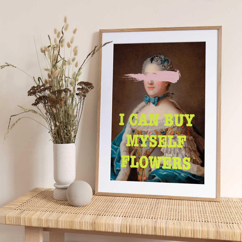 Flowers22 Ratioiso - Art Print by Talitha McQueen