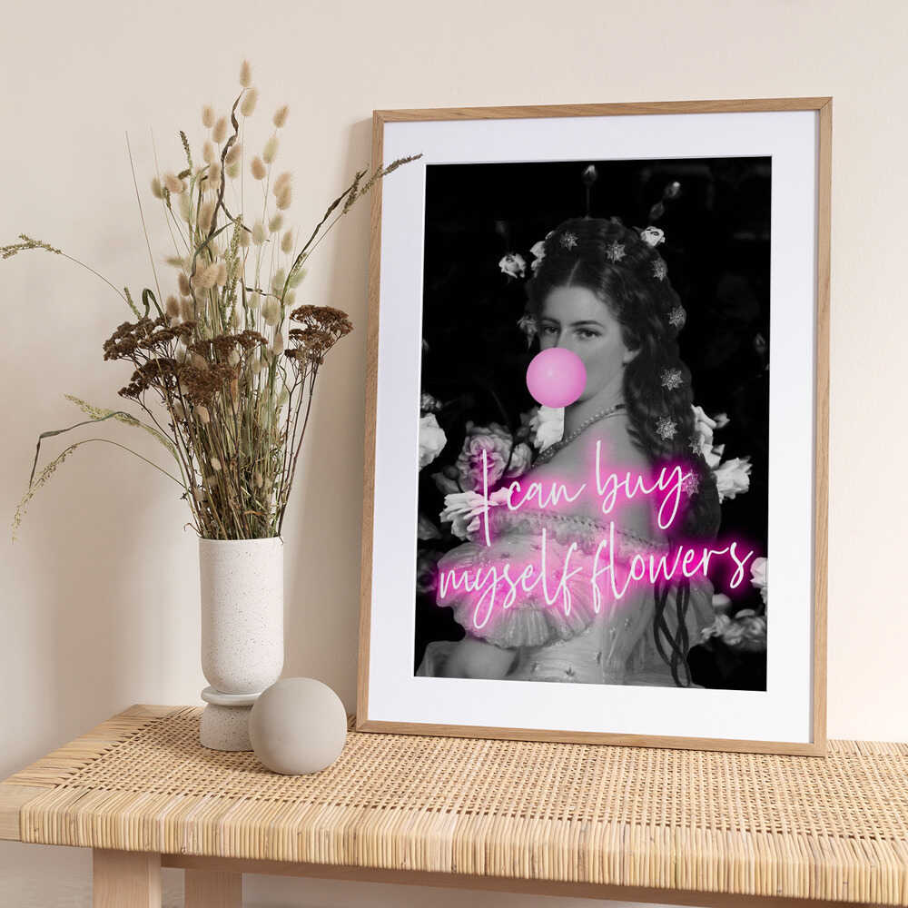 Sisiflowers2 Ratioiso - Art Print by Talitha McQueen