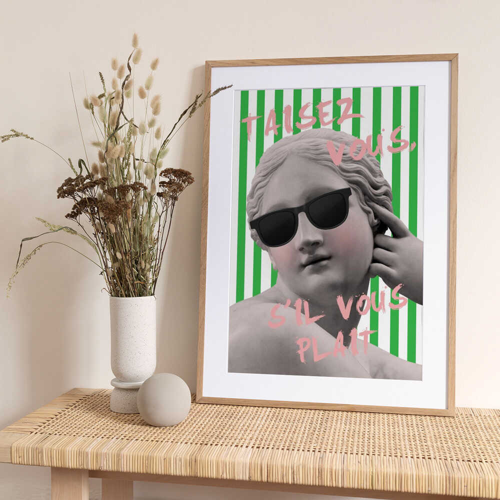 Striped Venus - Art Print by Talitha McQueen