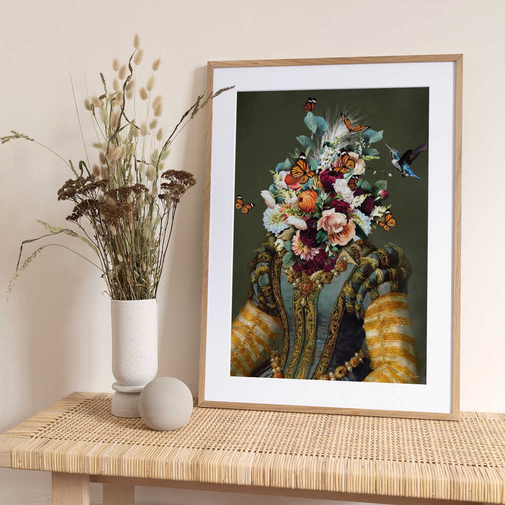 Dame Goldie - Art Print by Sue Skellern