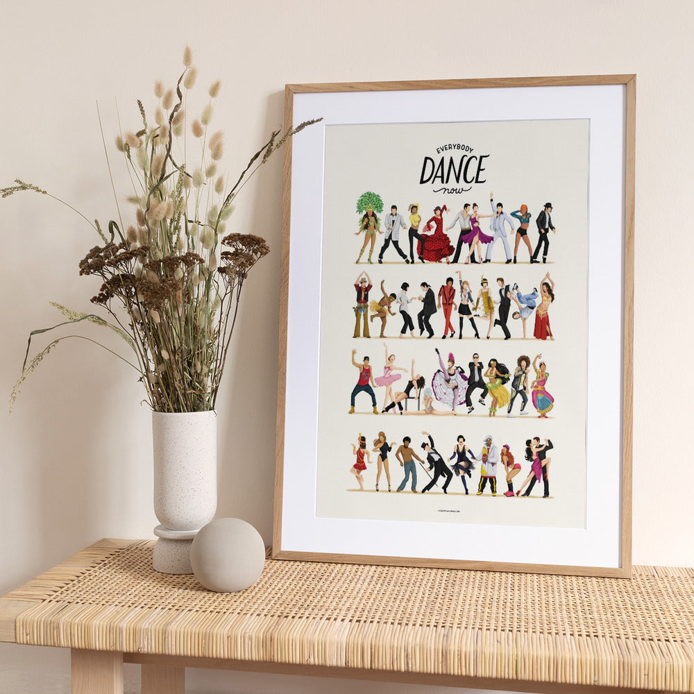 Everybody Dance Now - Art Print by Nour Tohme