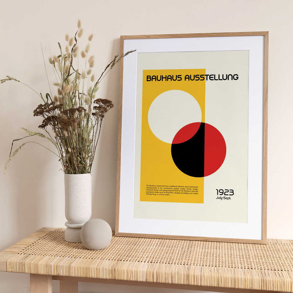 Bauhaus Ausstellung - Art Print by Retrodrome Exhibition Poster