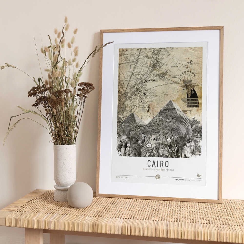 Cairo (City Breaks) - Art Print by Simon Goggin Travel Poster