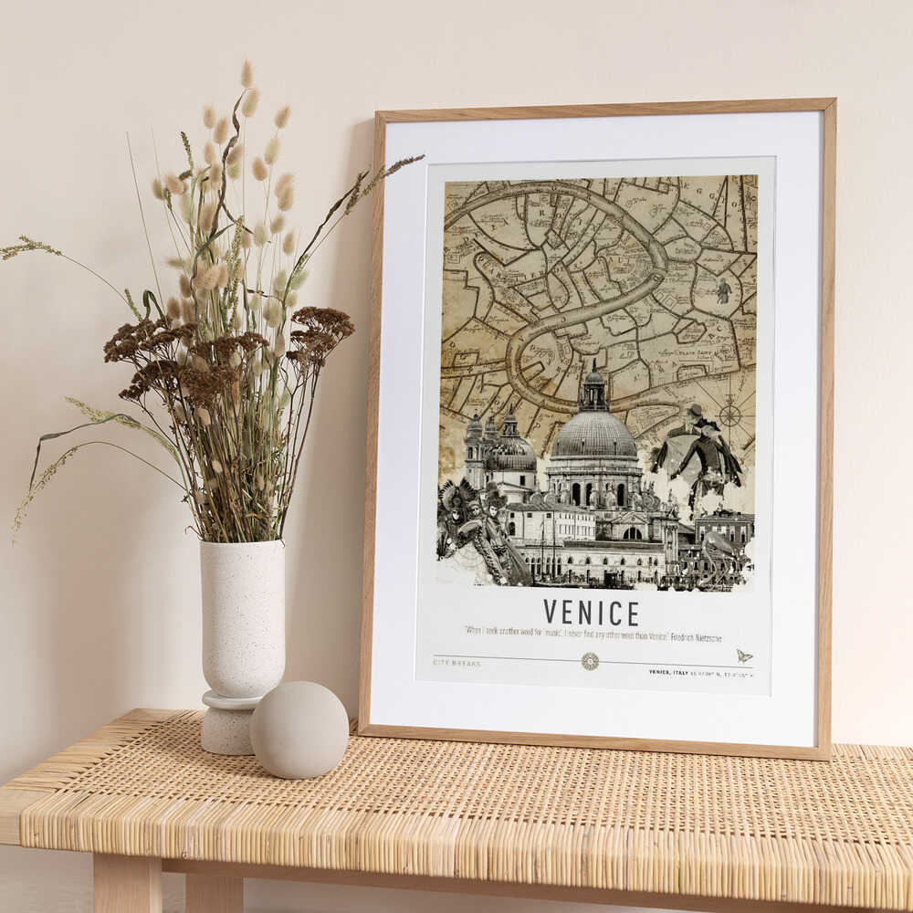 Venice (City Breaks) - Art Print by Simon Goggin Travel Poster
