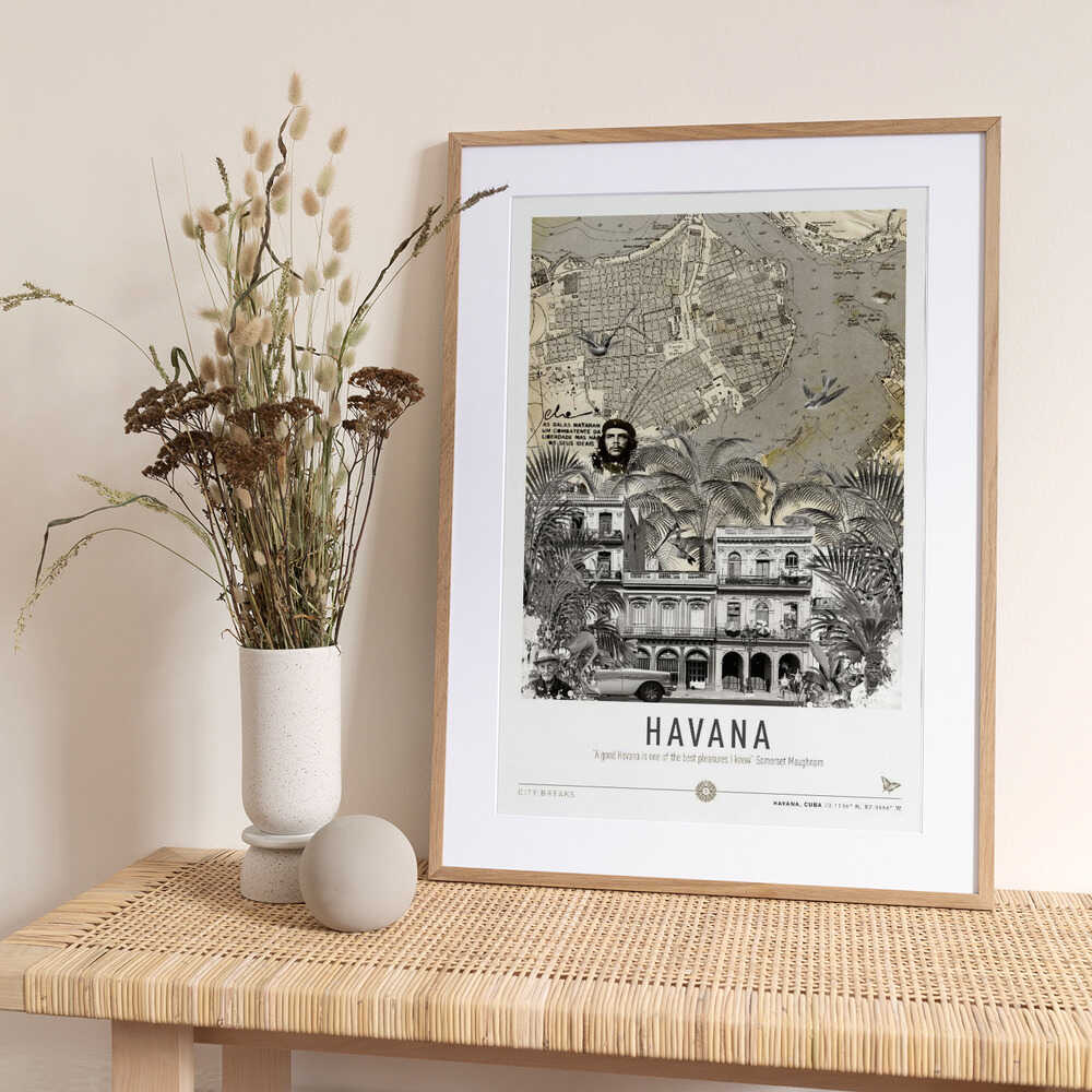 Havana (City Breaks) - Art Print by Simon Goggin Travel Poster