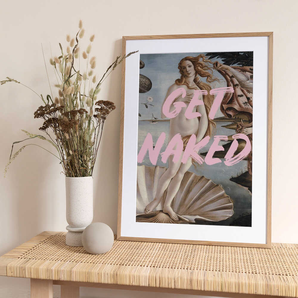 Venus get naked - Art Print by Talitha McQueen