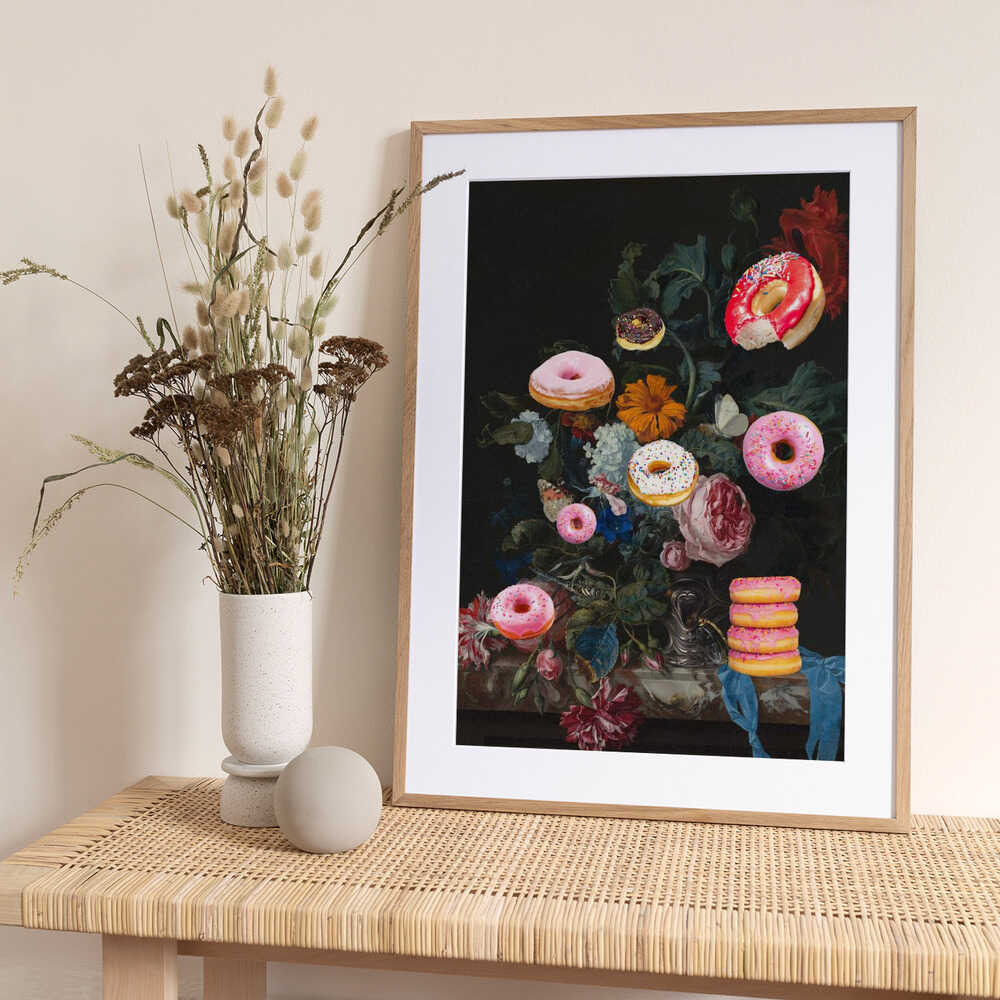 Bouquet of Donuts - Art Print by The Art Concept