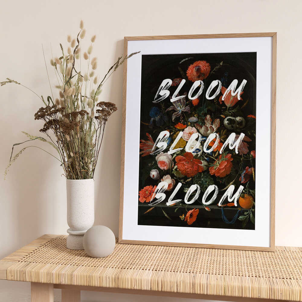 Bloom Vintage Flowers - Art Print by The Art Concept