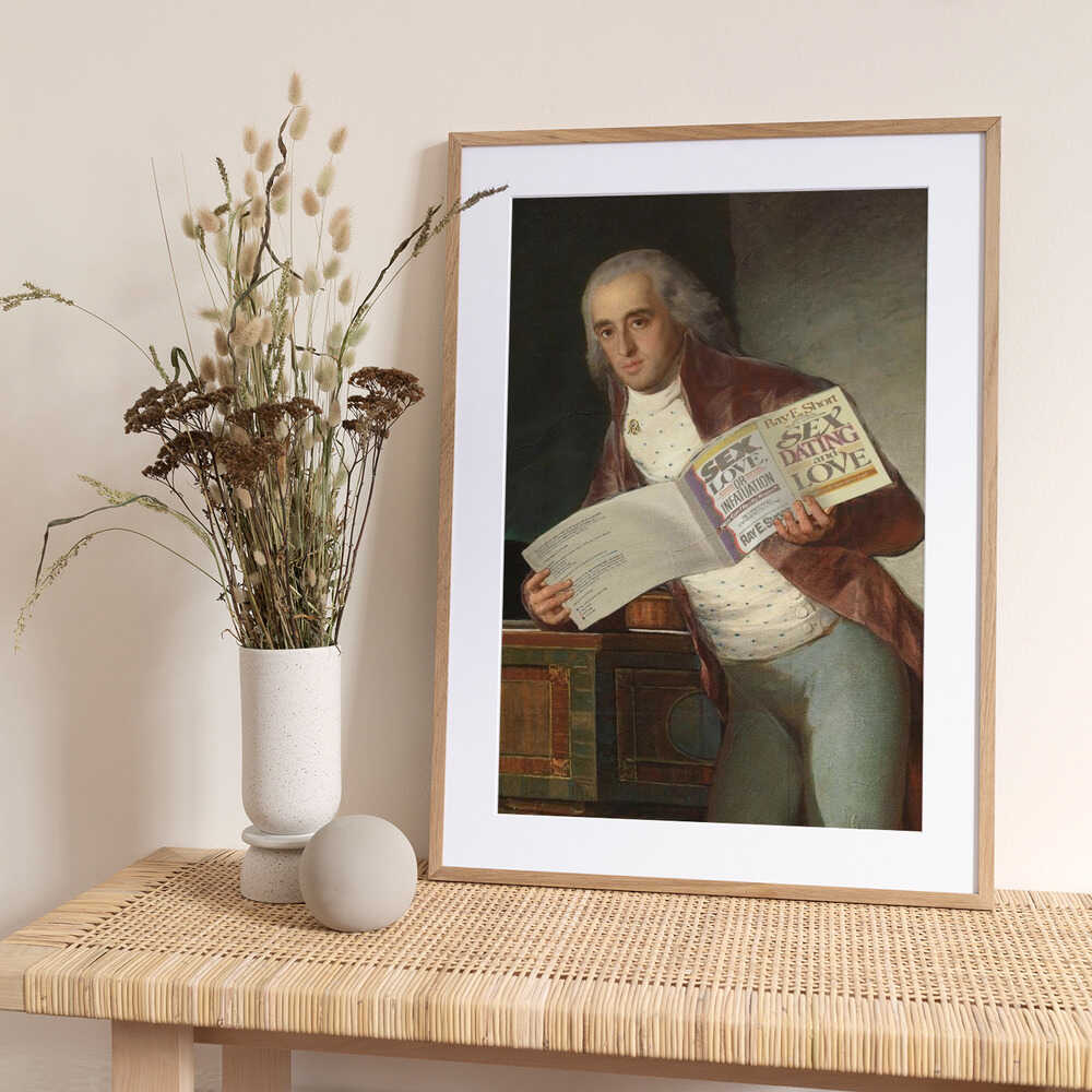 Gentleman Dating - Art Print by Dikhotomy