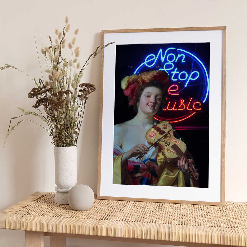 Non Stop the Music - Art Print by Dikhotomy