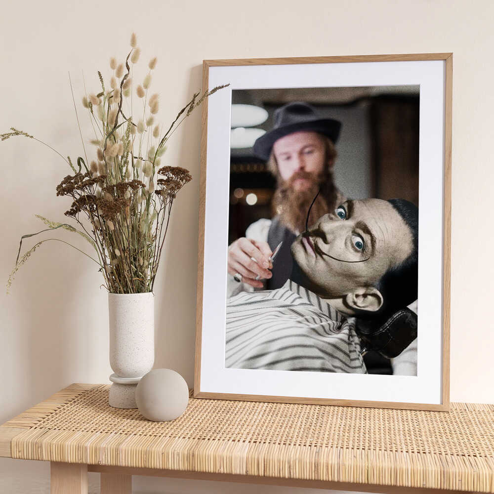 Not Without My Moustache - Art Print by Dikhotomy