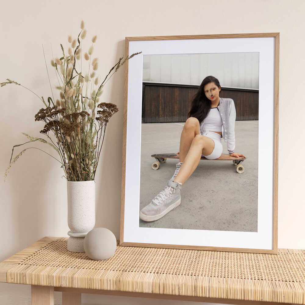 Skater Monalisa - Art Print by Dikhotomy