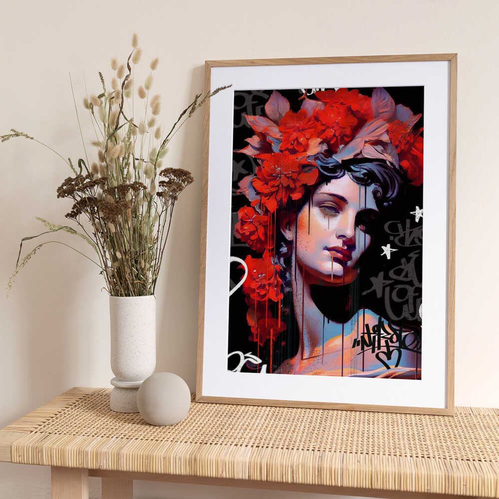 Vandal Goddess - Art Print by Dikhotomy