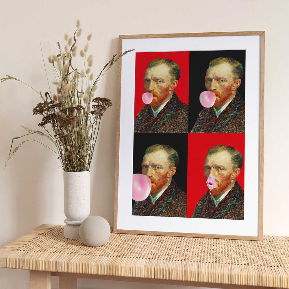 Vincent Gum Explosion - Art Print by Dikhotomy