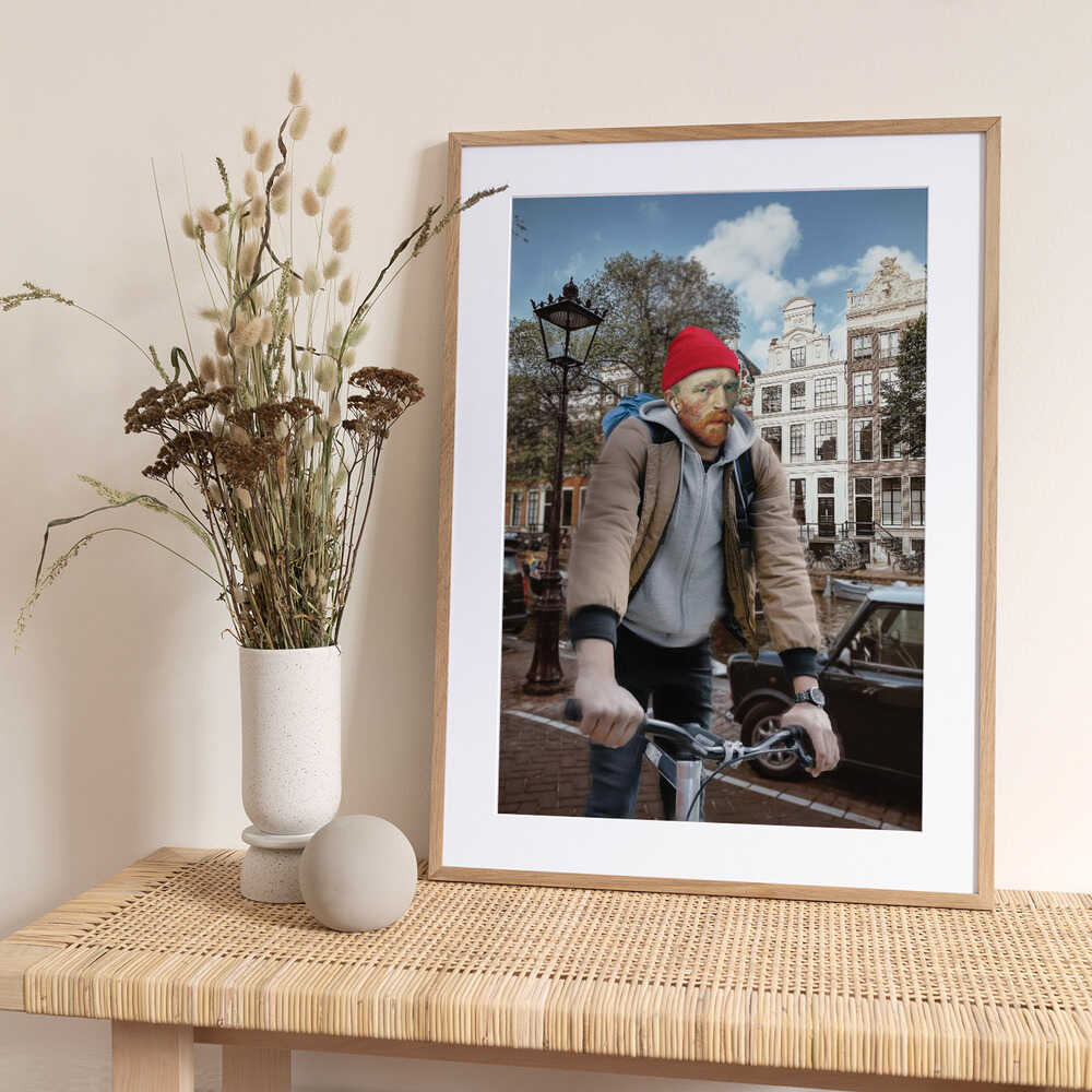 Vincent In Amsterdam - Art Print by Dikhotomy