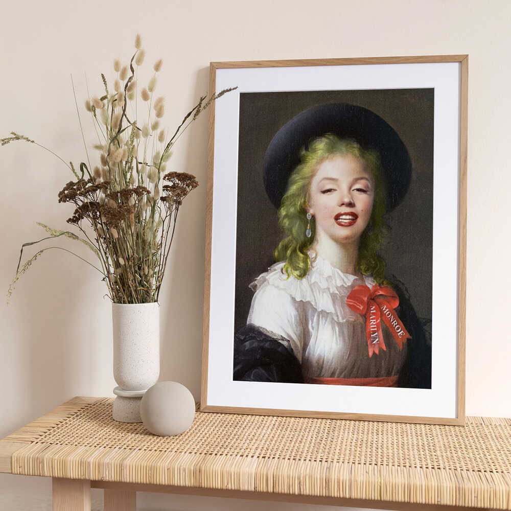 Vintage Marilyn - Art Print by Dikhotomy