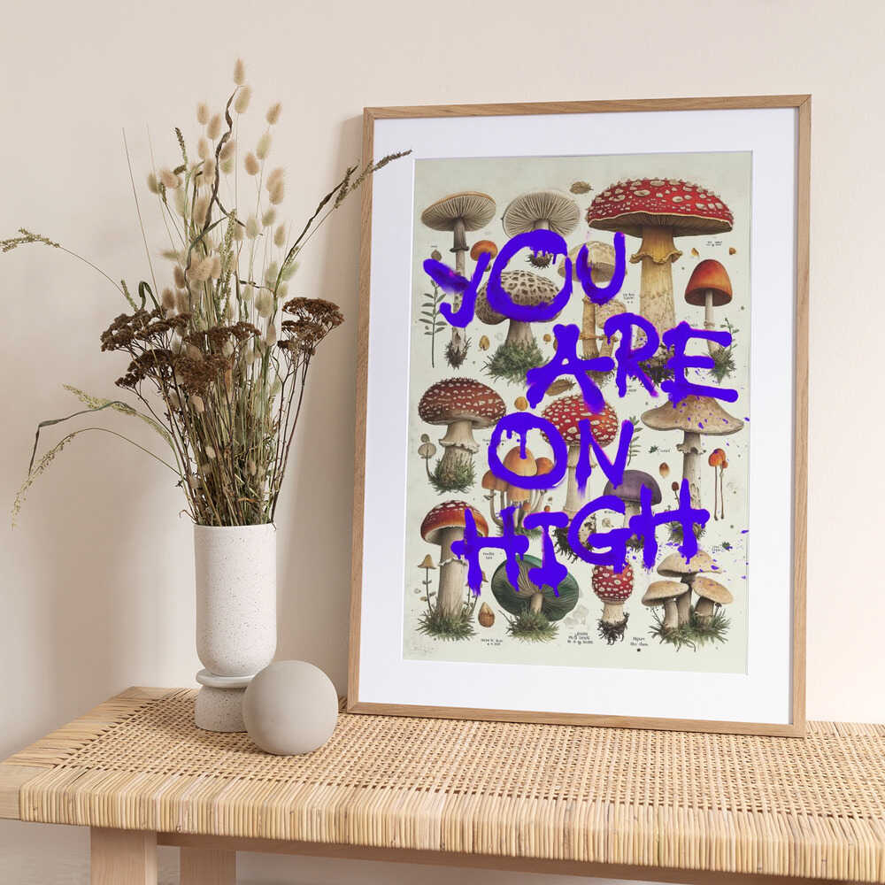 You Are On High - Art Print by Dikhotomy