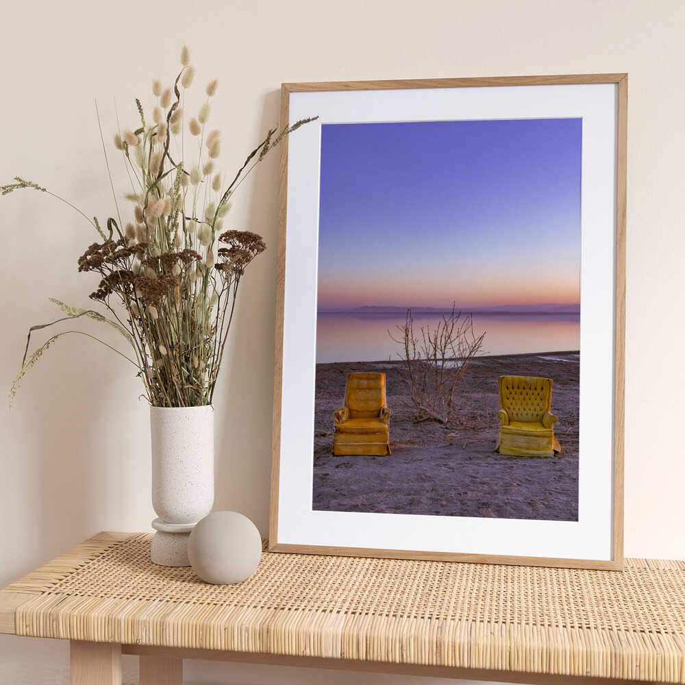 Bombay Beach Sunset - Art Print by Bethany Young