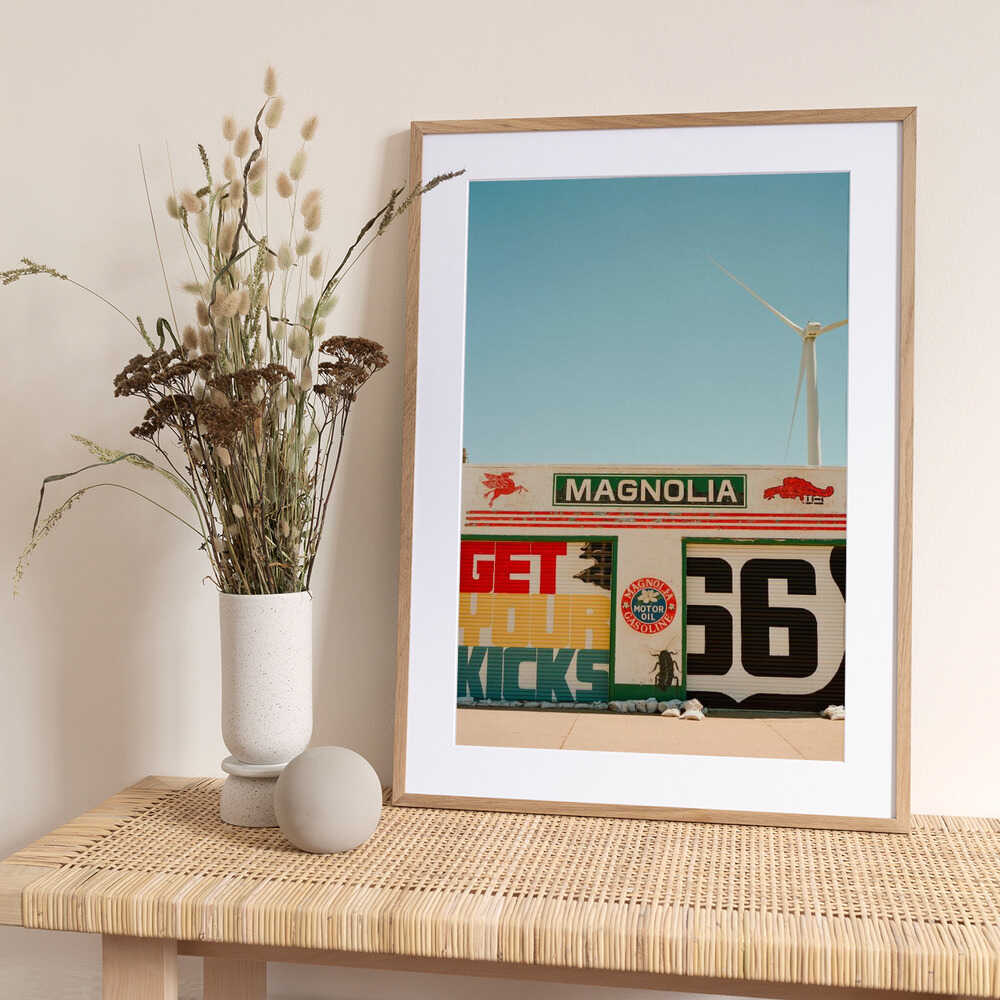 Route 66 VI - Art Print by Bethany Young