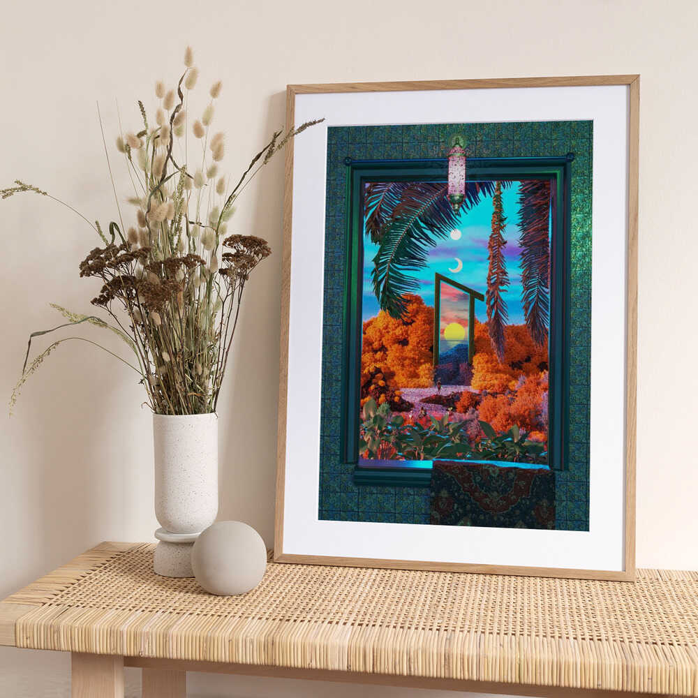 Fantasy Portal Scene - Art Print by CosmoZach