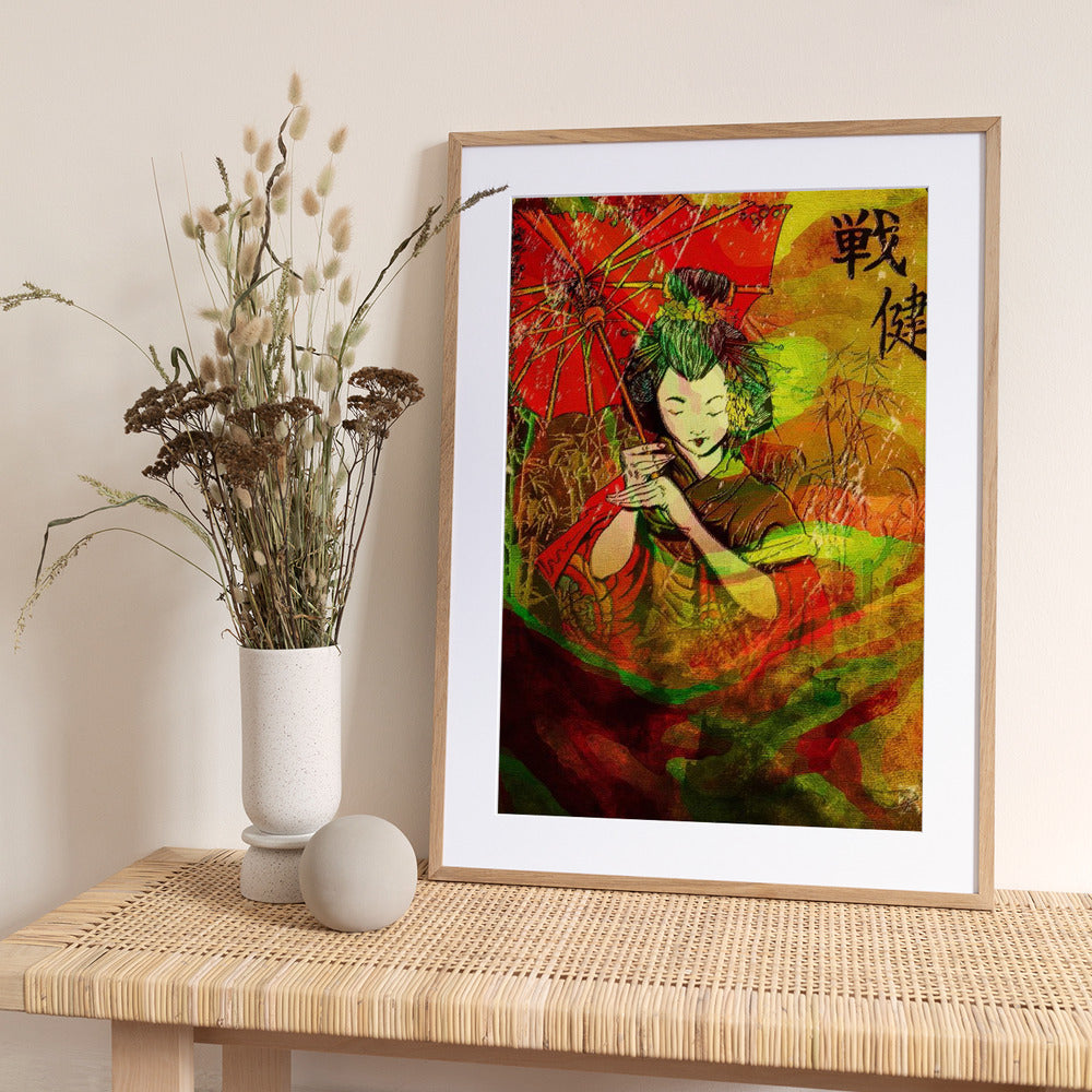 Geisha - Art Print by Osvaldo Russo