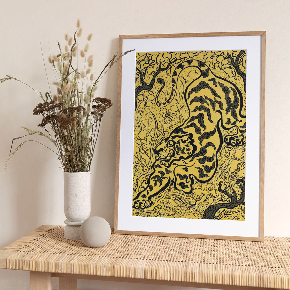 Tigre Dans Les Jungles - Art Print by Paul Ranson