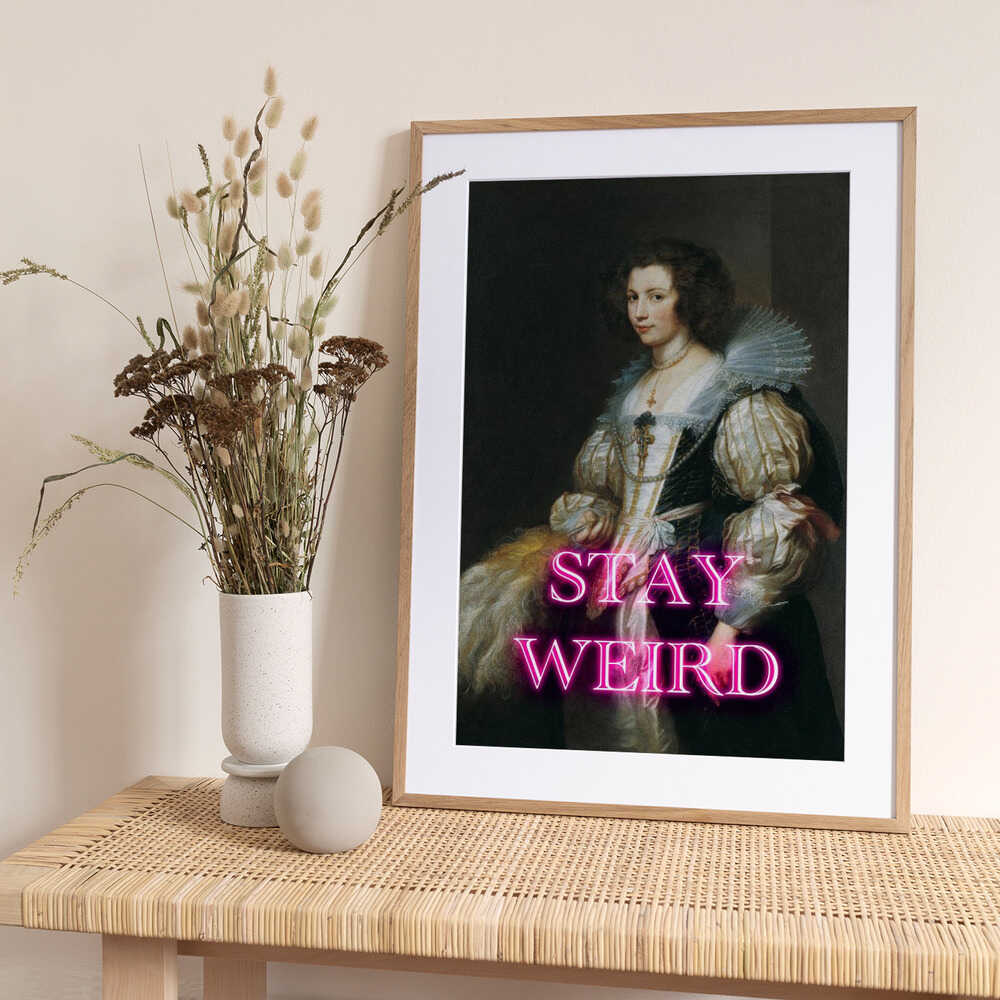 Stayweird Ratioiso - Art Print by Talitha McQueen