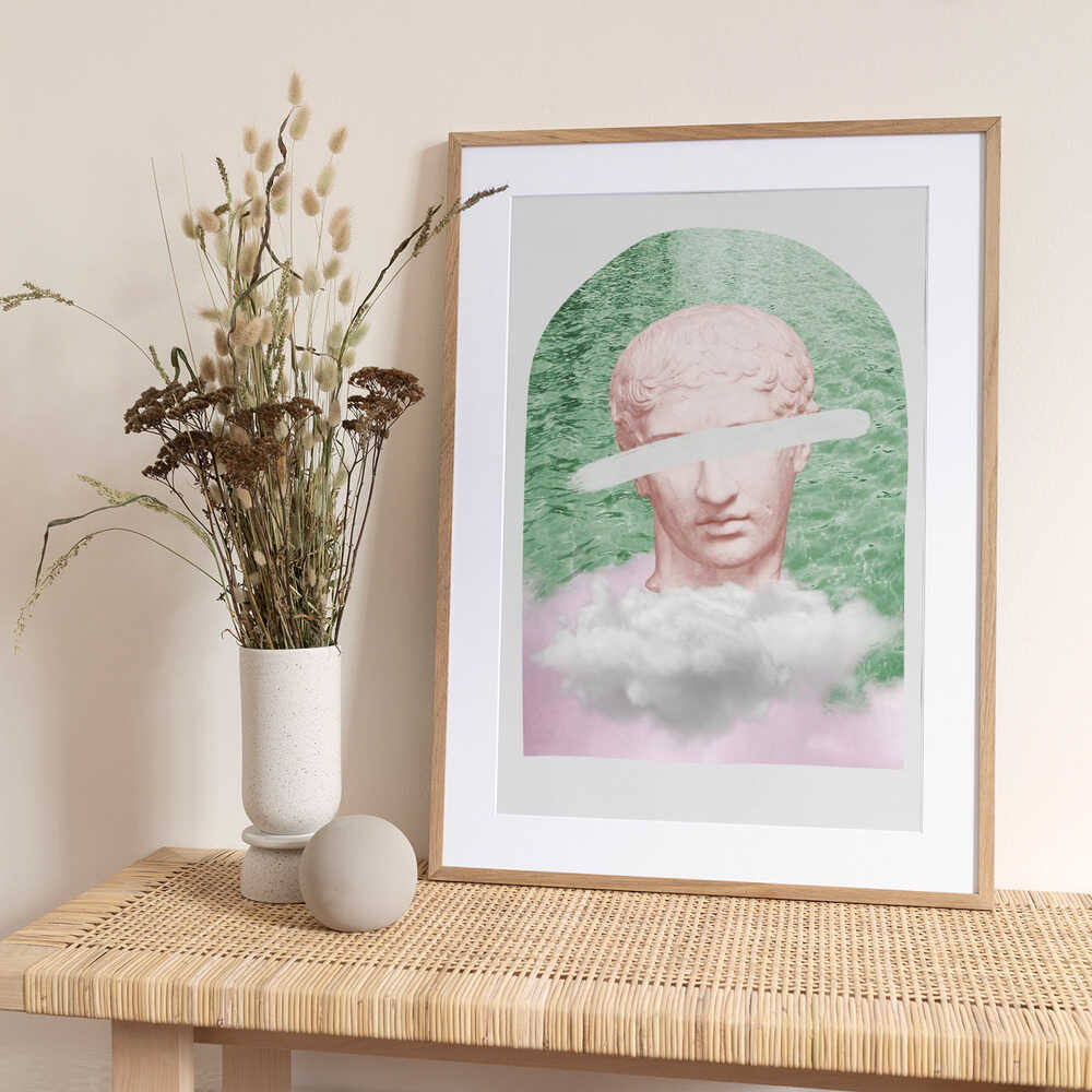 Ancientstatuesurreal Ratio2x3 - Art Print by Talitha McQueen