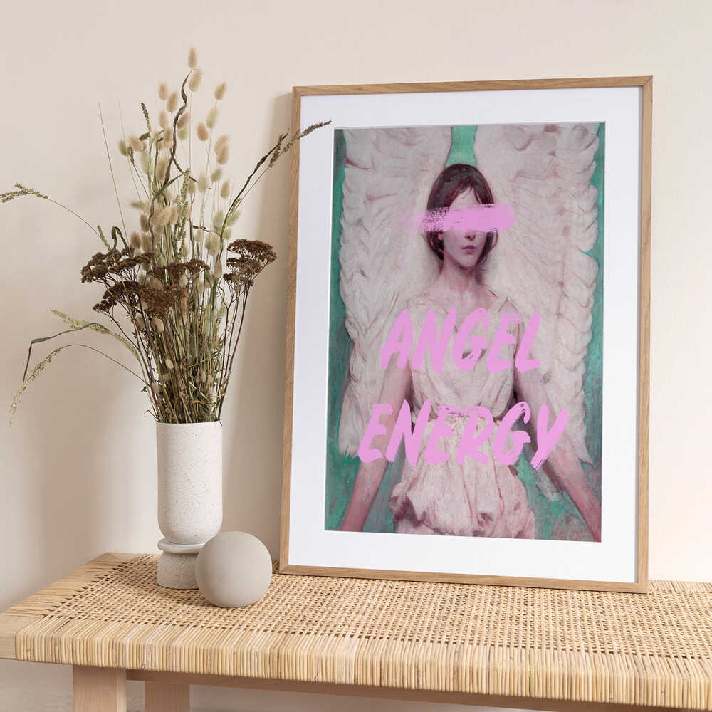 Angelenergy3 Ratio2x3 - Art Print by Talitha McQueen