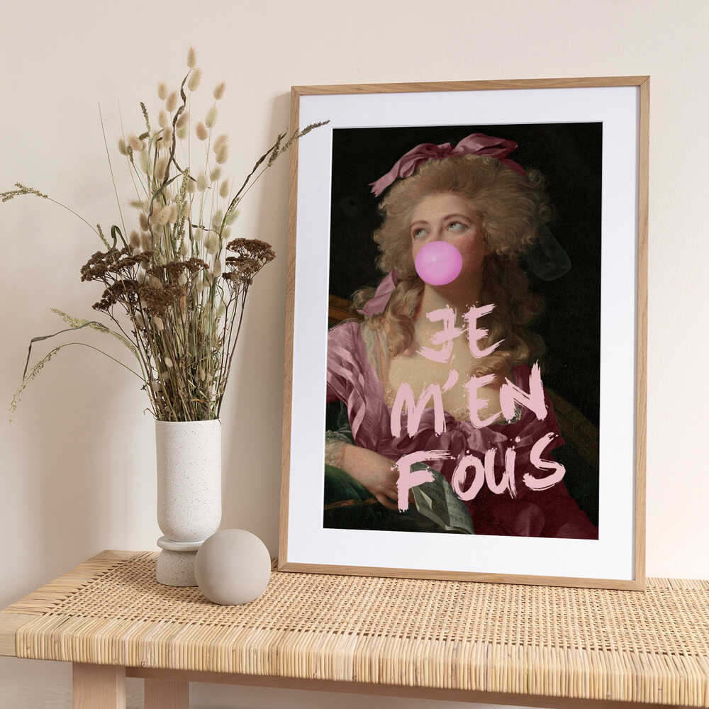 Jemenfouspink Ratio2x3 - Art Print by Talitha McQueen