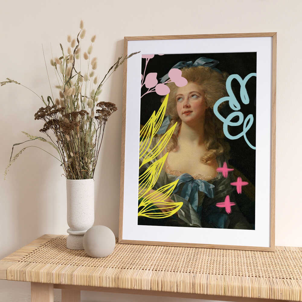 Graffitimadame3 Ratioiso - Art Print by Talitha McQueen