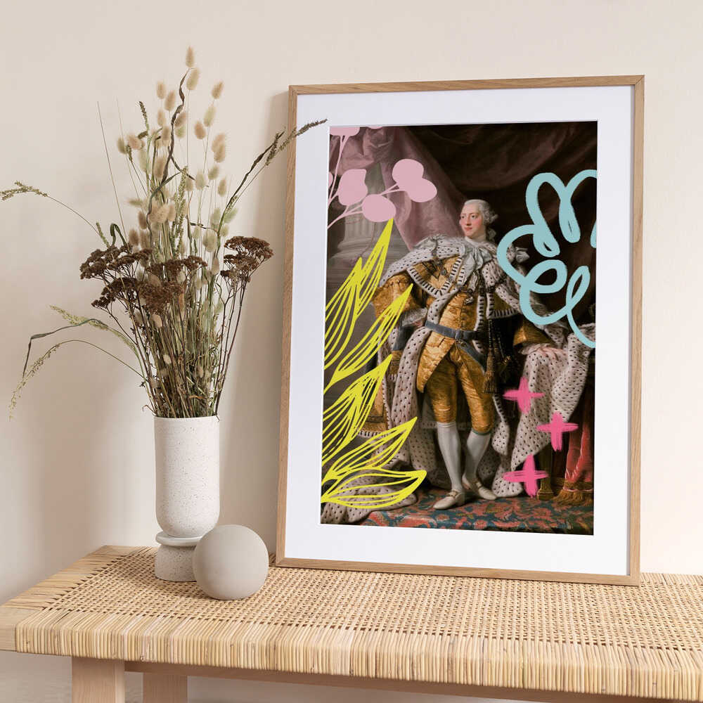 Graffitiking3 Ratioiso - Art Print by Talitha McQueen