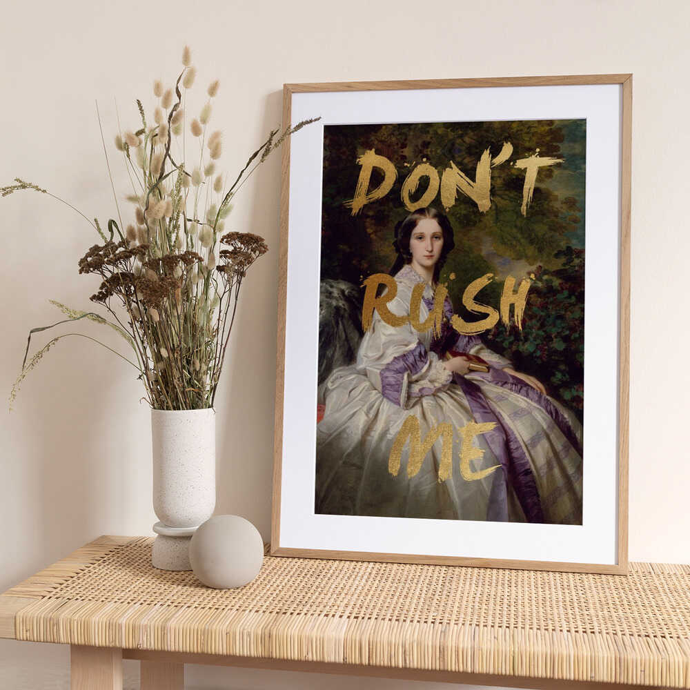 Golddontrushme Ratio2x3 - Art Print by Talitha McQueen