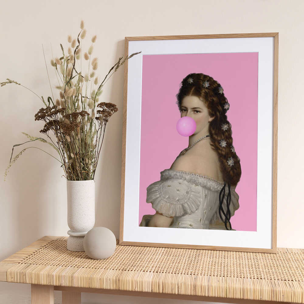 Sisipinkbg Ratioiso - Art Print by Talitha McQueen